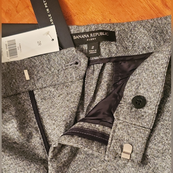 Banana Republic Gray Dress Pants Ankle - Picture 4 of 12